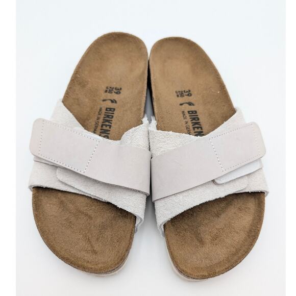 Birkenstock Oita Suede Leather Flat Sandals Women's Gray Size US W8/M6 EU39 - Picture 9 of 11